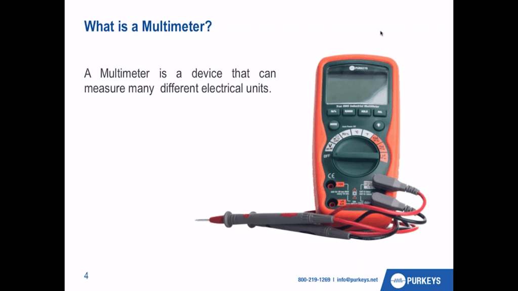 Multimeter Training and Tips Purkeys