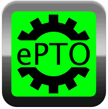 Green and black ePTO icon