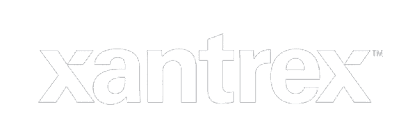 Xantrex white and transparent logo